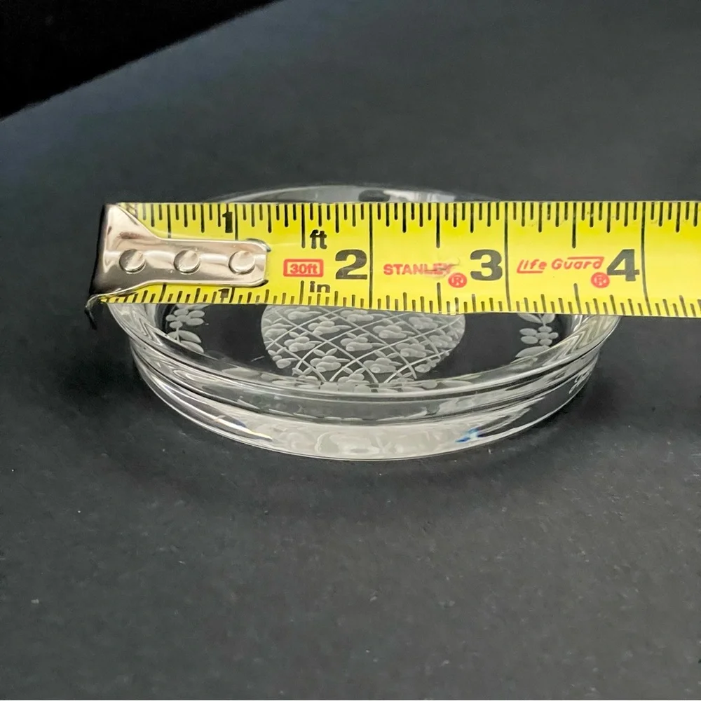 SET of 4 Faberge Egg Crystal Coasters